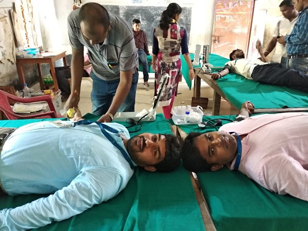 Blood donation camp — Aahwahan Foundation